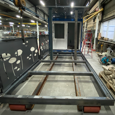 Mobiele uitkijkcontainer